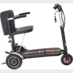 Foldbar mobil elscooter med aftagelige armln