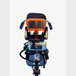 Foldbar mobil elscooter med aftagelige armln