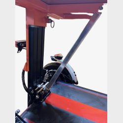 Foldbar mobil elscooter med aftagelige armln