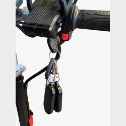 Foldbar mobil elscooter med aftagelige armln