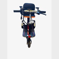 Foldbar mobil elscooter med aftagelige armln